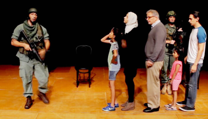 Scene from It’s What We Do: A Play About the Occupation