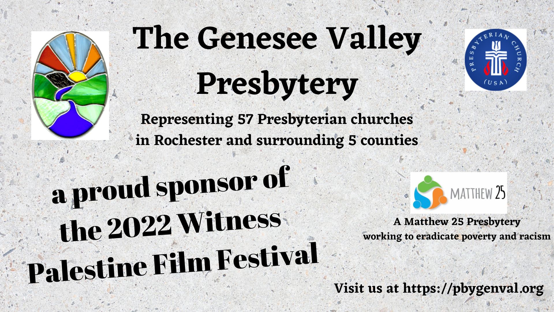 Presbytery film slide 2022